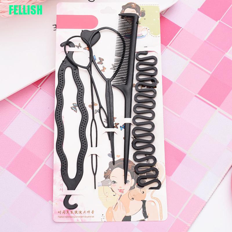 Bộ 6 Dụng Cụ Tạo Kiểu Tóc Tiện Dụng Cho Trẻ Em