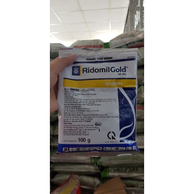 Thuốc Trị Bệnh Nấm vi khuẩn vàng lá, thán thư, rỉ sắt, ridomil gold 100g