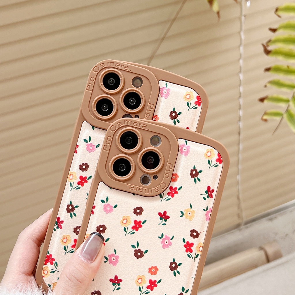 Ốp Điện Thoại In Họa Tiết Hoa Nhỏ Xinh Xắn Chất Lượng Cao Cho iPhone13promax Apple 11 xr/xs 8p