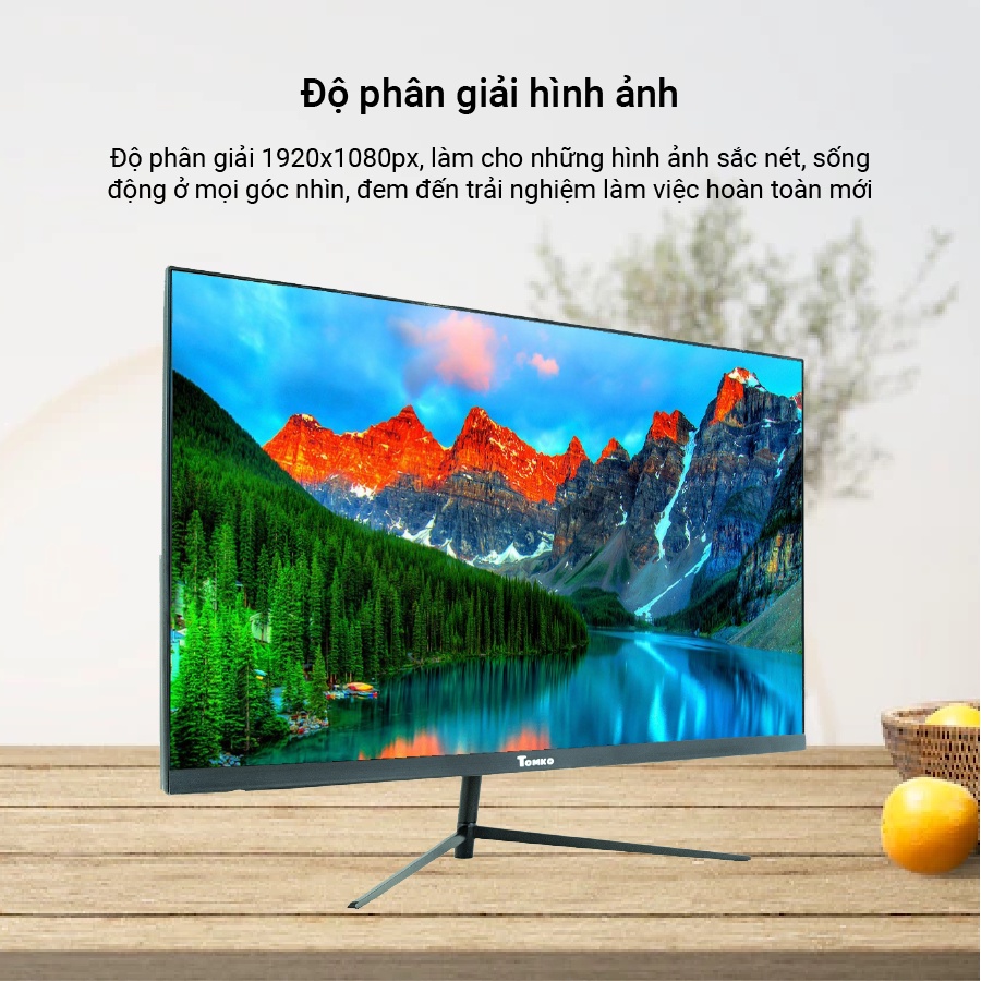 Màn hình máy tính Tomko T2721F FHD 27 inch Full 3 viền IPS 75Hz - siêu rẻ siêu chất lượng - Hàng chính hãng
