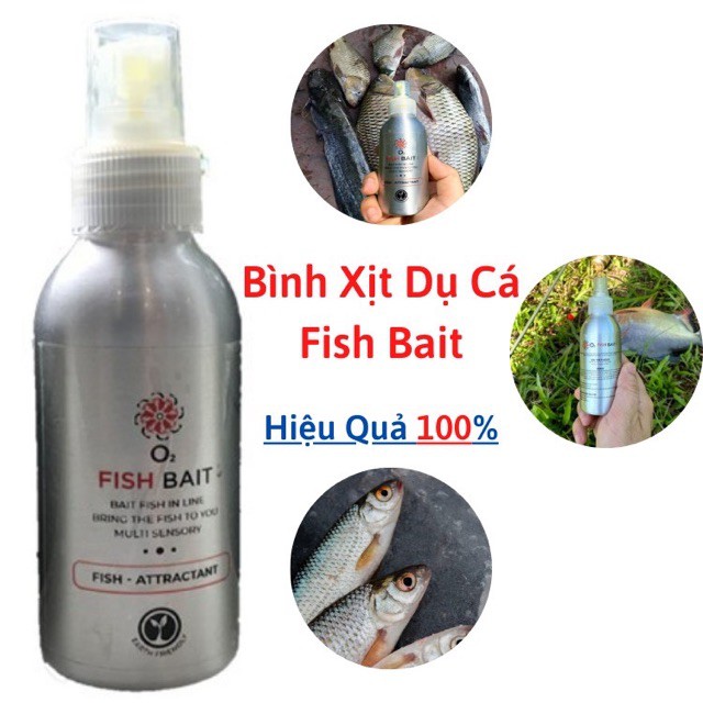 Bình xịt dụ cá Fish Bait, chất dụ mồi câu siêu hút cá, dung dịch tạo mùi thu hút cả đàn cá hàng nhập từ mỹ giảm giá sele