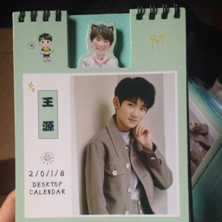 Combom lịch và sticket của TFBOYS Vương Nguyên