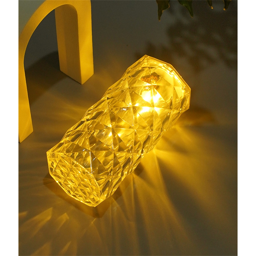 Đèn Bàn Pha Lê Bắc Âu Sạc Được Đèn LED Quầy Bar Đèn Bàn Màu Vàng Có Thể Điều Chỉnh Độ Sáng Cảm Ứng Đèn Phòng Khách Phòng Ngủ Khách Sạn Đèn Cạnh Giường Ngủ Cyn