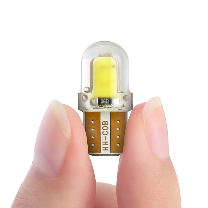 Set 10 Đèn Led T10 3w Cob Led Gắn Biển Số Xe Ô Tô