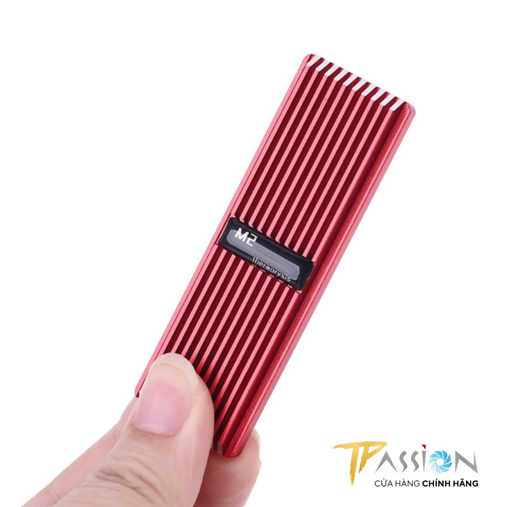 Tản nhiệt ổ cứng SSD M2 THERMORYSIS nhôm nguyên khối - Chính hãng, ốp tản nhiêt Nvme 2280