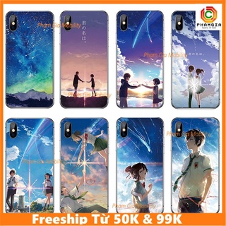 Ốp lưng silicon hoạ tiết hoạt hình anime iPhone X 8 7 6 6S Plus 5 5S SE