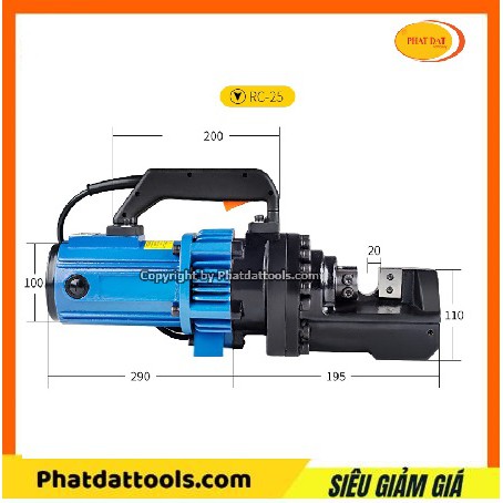 Máy cắt sắt thủy lực cầm tay OY25-RC25