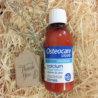 Canxi dạng nước Osteocare Liquid kết hợp D3, magie, kẽm cho xương chắc khoẻ 200mil