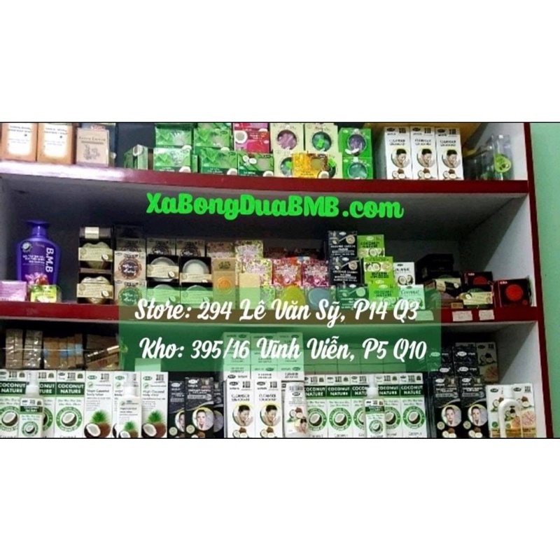 Set 30 bánh xà bông dừa Coco secret và BMB