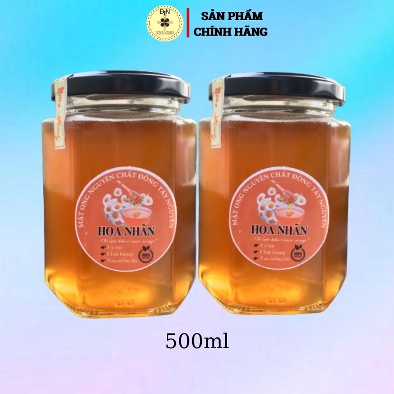 Mật ong nguyên chất mật ong hoa nhãn  Đông Tây Nguyên mật ong nguyên chất vị ngọt nhẹ nhàng hoa nhãn làm đẹp da giảm cân
