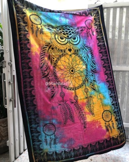 Khăn Mandala Ấn Độ 100% Cotton 2m2 x 1m4