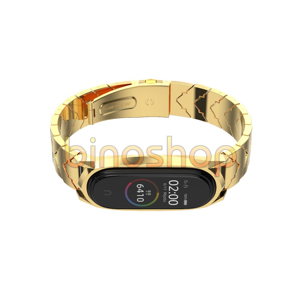 Dây đeo miband 4, miband 3 mắt to V-SHAPE chính hãng MIJOBS, dây đeo thay thế mi band 3 , mi band 3 mắt V viền GT MIJOBS