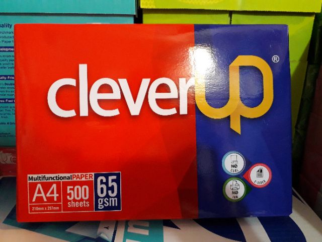 01 ram giấy in Cleverup 65gsm trắng đẹp (500 tờ)