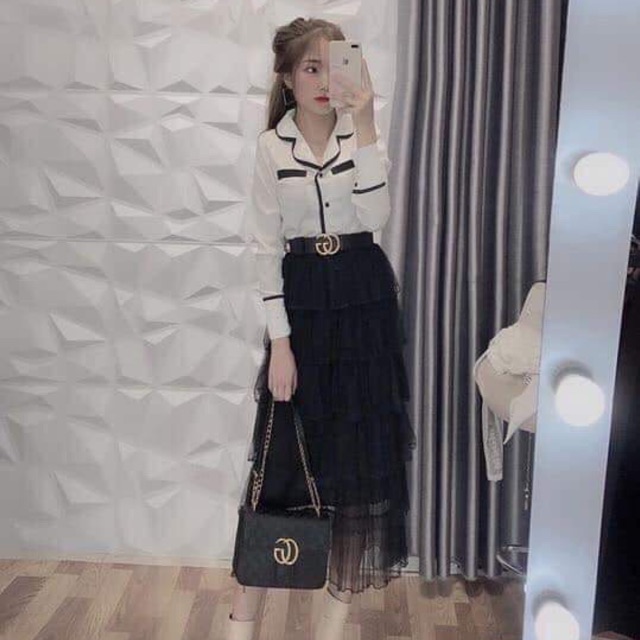 Áo sơ mi pizama lụa