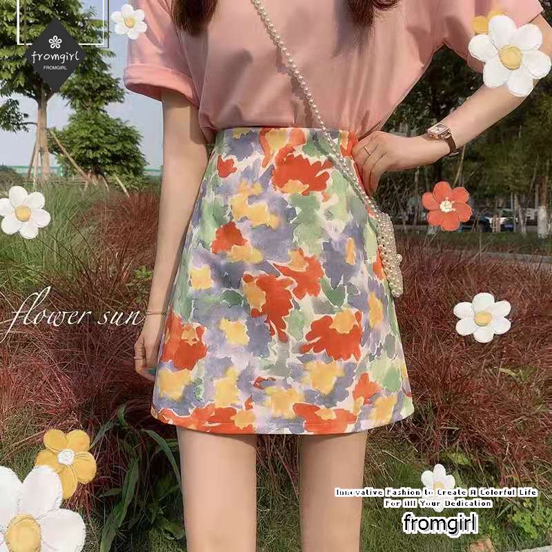 Chân Váy Thời Trang Cạp Cao Phong Cách Hàn Quốc 2021