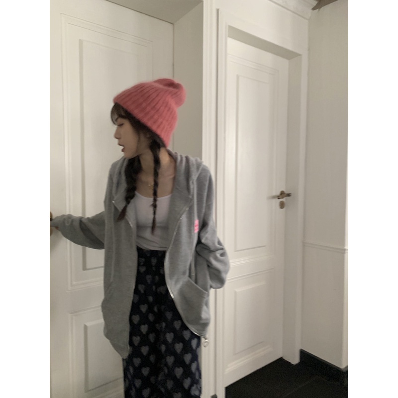 Áo khoác cardigan có mũ thêu hình xinh xắn cho nữ | BigBuy360 - bigbuy360.vn