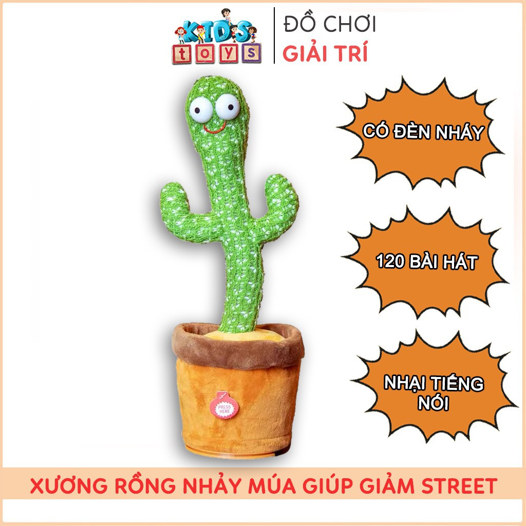 [FREESHIP] Cây Xương Rồng Nhảy Múa, Phát Nhạc 120 bài hát nhạc việt, Nhại Đươc Tiếng Nói, Hàng Loại 1 Hotrend 2021