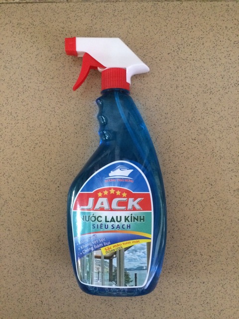 Nước lau kính Jack siêu sạch