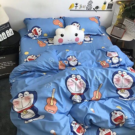 Bộ Ga Giường Kèm Vỏ Gối 3 Món Poly Cotton 1m2x1m9-1m6x2m,chọn mẫu trên bài | BigBuy360 - bigbuy360.vn