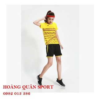 Áo cầu lông nữ Yonex 3065 ( trắng - đỏ - vàng - đen )