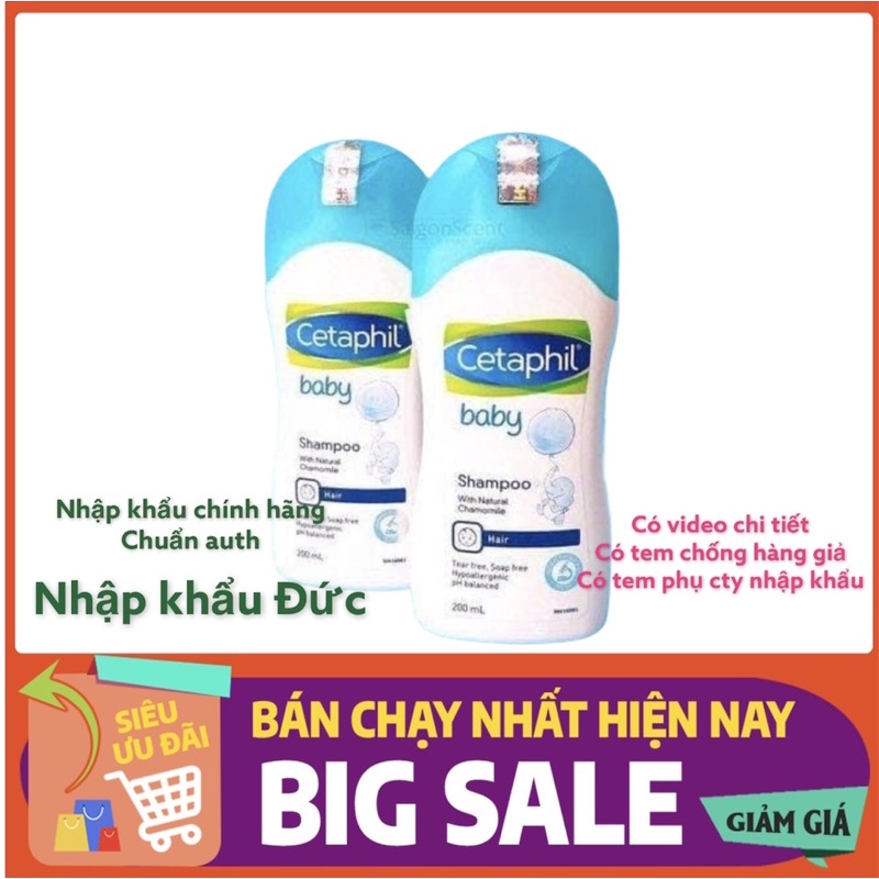 Dầu gội Cetaphil cho bé - Dầu gội Cetaphil Baby Shampoo 230ml