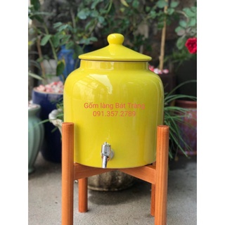 Bình đựng nước 10 lít gốm sứ Bát Tràng