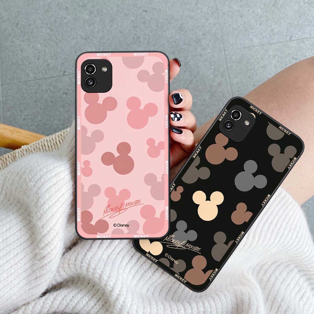 Ốp lưng điện thoại Samsung A03 hình mic key min nie mouse thời trang, vỏ ốp rẻ đẹp