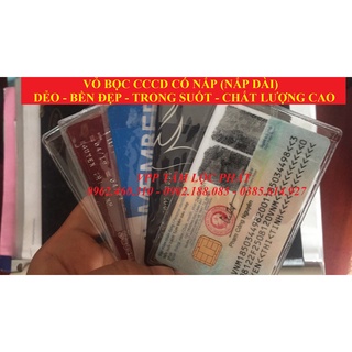 Sỉ 100 vỏ bọc thẻ cccd , thẻ atm, bằng lái xe, thẻ học sinh, thẻ căn cước - xưởng sản xuất