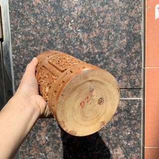 Hộp đựng chè đục tứ quý gỗ