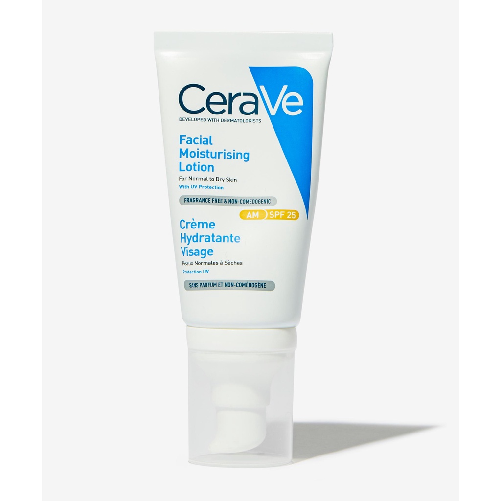 Kem dưỡng ban ngày CeraVe Facial Moisturising Lotion AM SPF 25 (52mL)