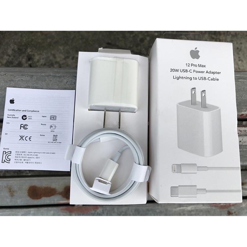 Bộ Sạc IP20W💎 Bộ Cáp Sạc IP12 ProMax PD 20W USB Type-C To Chuẩn táo Sạc Cực Nhanh-BH 6 Tháng