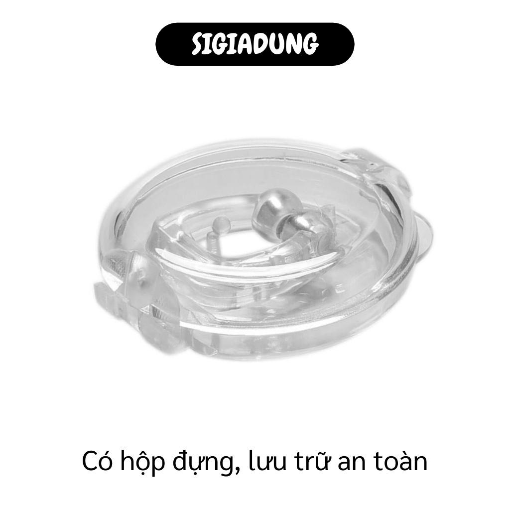 [SGD] Dụng Cụ Giảm Tiếng Ngáy - Kẹp Mũi Silicon Noseclip, Silicon Từ Tính Chống Ngáy Khi Ngủ 3473