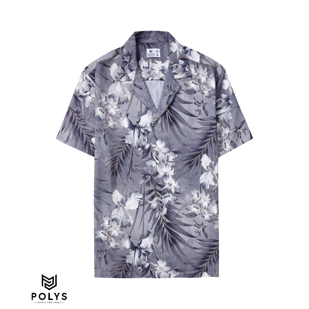 Áo Sơ Mi Nam Tay Ngắn Họa Tiết ORCHID PALM-POLYS | Form Suông, Trẻ Trung, Phong Cách, Cá Tính, Thoáng Mát. | BigBuy360 - bigbuy360.vn