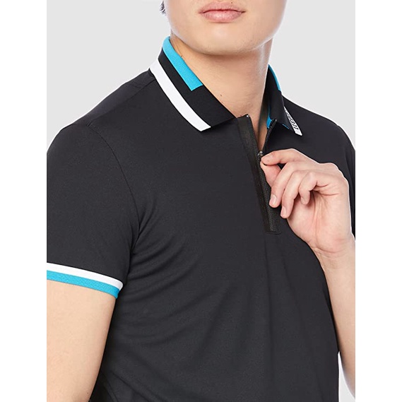 Áo Polo Thể Thao Le Coq Golf Nam QGMTJA31-BK00