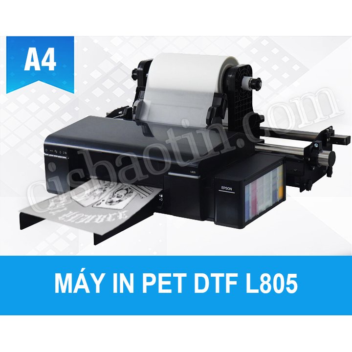 EPSON L805  IN ÁO TRÊN PET DTF