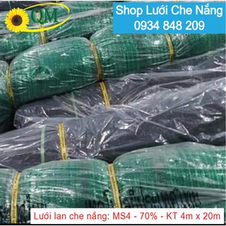 Lưới lan che nắng thái lan 4m x 20m - phủ 70%