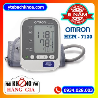 MÁY ĐO HUYẾT ÁP BẮP TAY TỰ ĐỘNG OMRON HEM-7130 HÀNG CHÍNH HÃNG - BẢO HÀNH 05 NĂM