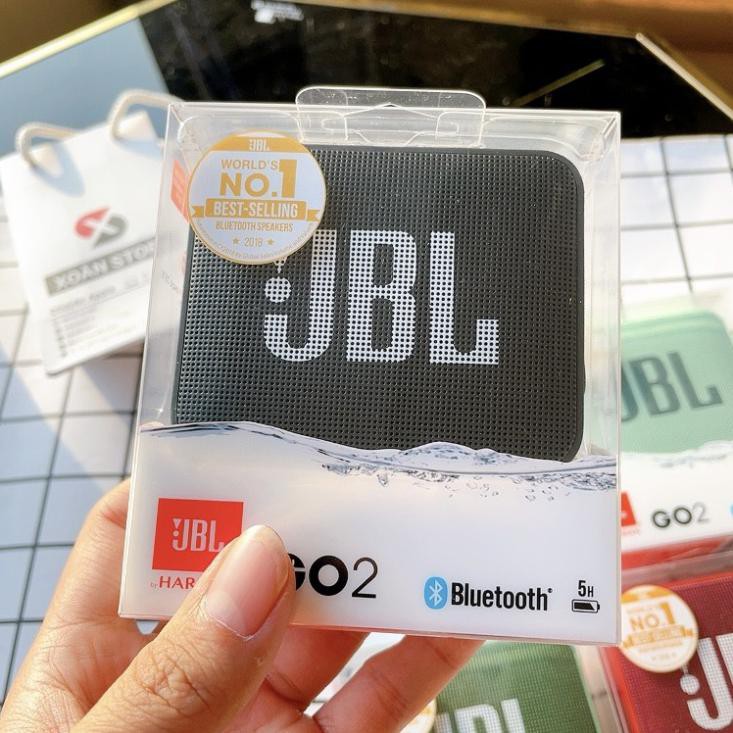 LOA BLUETOOTH JBL GO 2 CHÍNH HÃNG FULLBOX NEW 100%, chống nước IP X7 chất âm tốt 💥 Sale cực mạnh tại Fan Táo