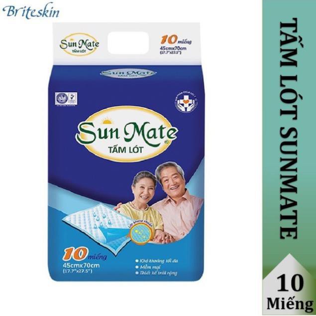 6 Gói Tấm Lót  Sunmate (45x70 cm) Bịch 10 Miếng