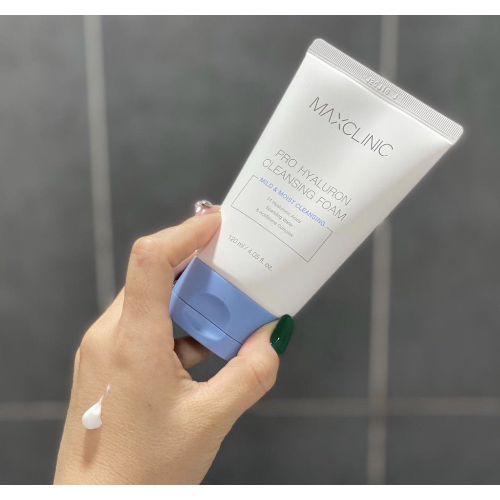 Bọt Rửa Mặt Sạch Sâu Pro Hyaluron Maxclinic – Dành Cho Mọi Loại Da – 120ml | Xù Korea