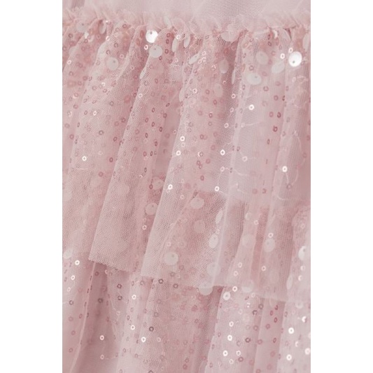 Váy Party Tutu Bé Gái Sequin Tầng Hồng HaM
