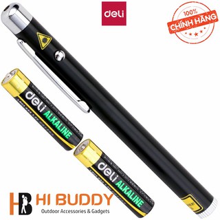 Bút Chỉ Bản Đồ Deli 3933 - Đèn laser màu đỏ, dùng trong giảng dạy, thuyết trình