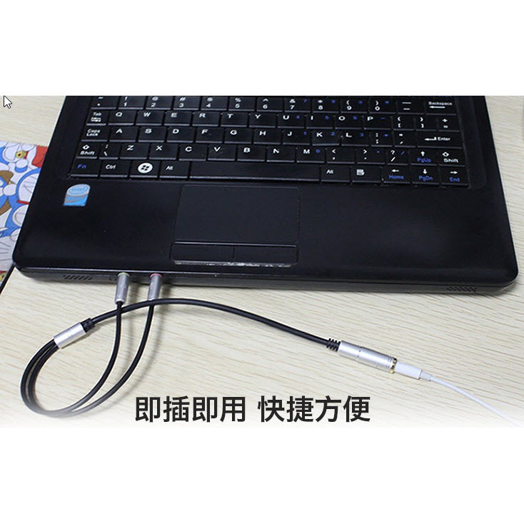 Dây 2 Đầu Jack Loa 3.5 Chuyển Tai Nghe Phone Thành Loa Và Mic Máy Tính / Gộp Audio Và Mic 3.5 Ra Tai Nghe