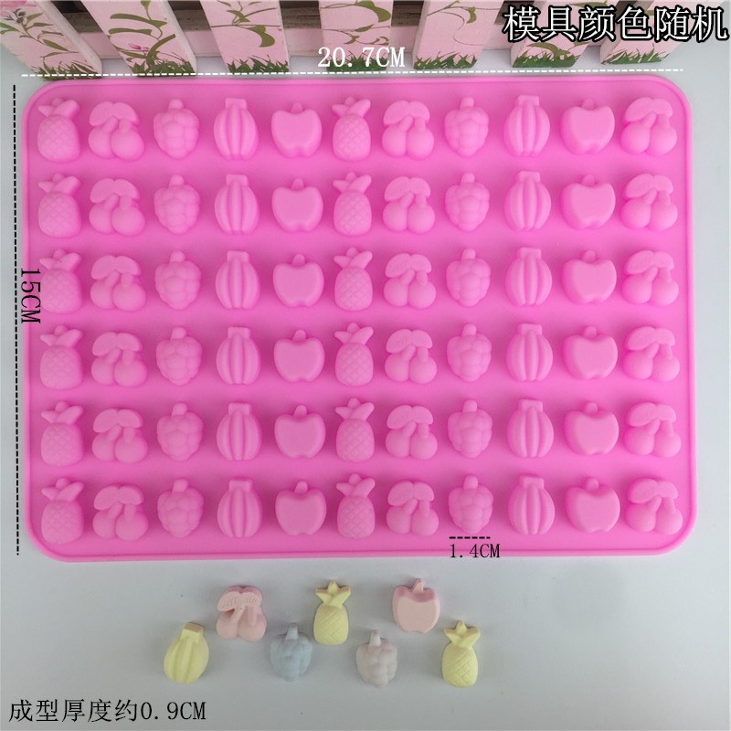 KHUÔN SILICONE HÌNH HOA QUẢ , KHỦNG LONG , SƯ TỬ MINI DÙNG LÀM THẠCH ,ĐÁ, RAU CÂU, SOCOLA ,...
