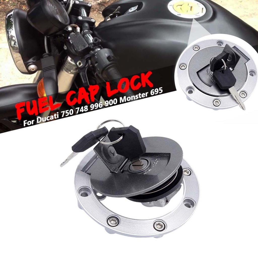 Nắp Bình Xăng Bằng Thép Không Gỉ Bền Chắc Dành Cho Xe Mô Tô YZF 600 750 XJR1200 XJR400
