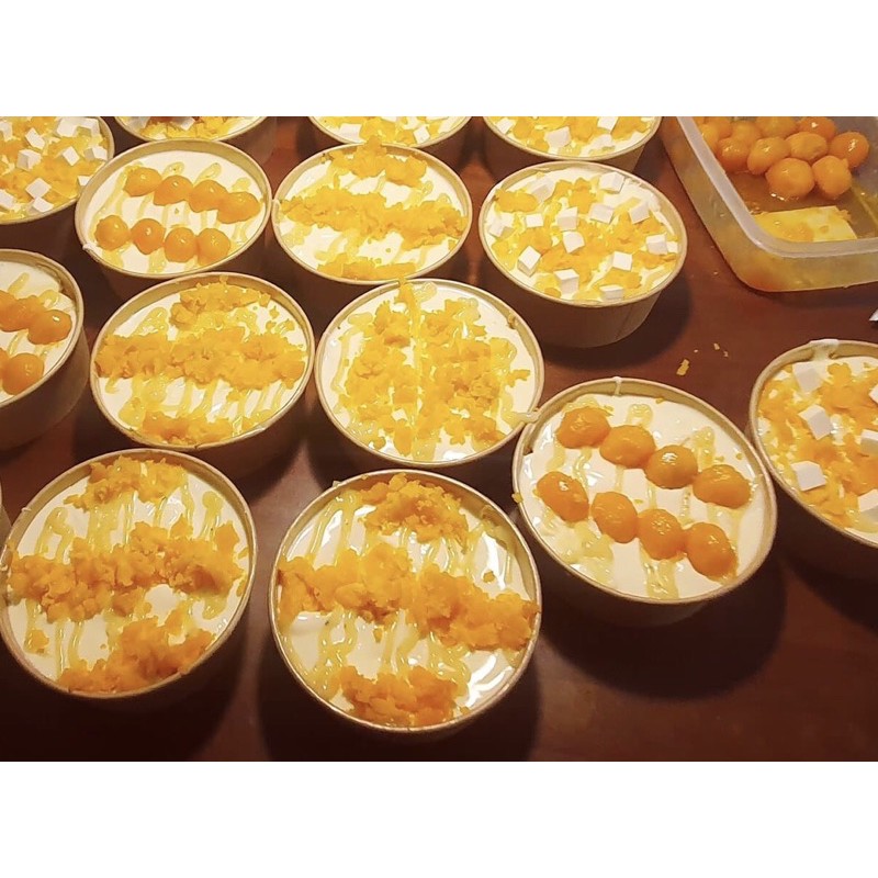 Bông lan cheese trứng quả-trứng bào