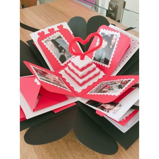 Hộp Quà Lovebox - Love box - Exploding box mẫu 1
