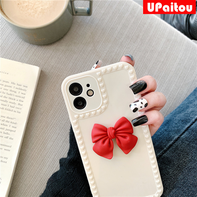 Iphone 12 11 Pro Max 12 Mini Se 2020 Xs Max Xr X Xs 7 8 Plus ốp điện thoại Họa Tiết Hình Nơ Dễ Thương Cho | BigBuy360 - bigbuy360.vn