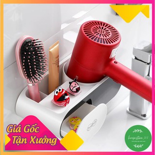 Giá Để Máy Sấy Tóc  chất liệu nhựa ABS, Kệ treo máy sấy dán tường| GIÁ TREO MÁY SẤY TÓC , ĐỂ ĐỒ