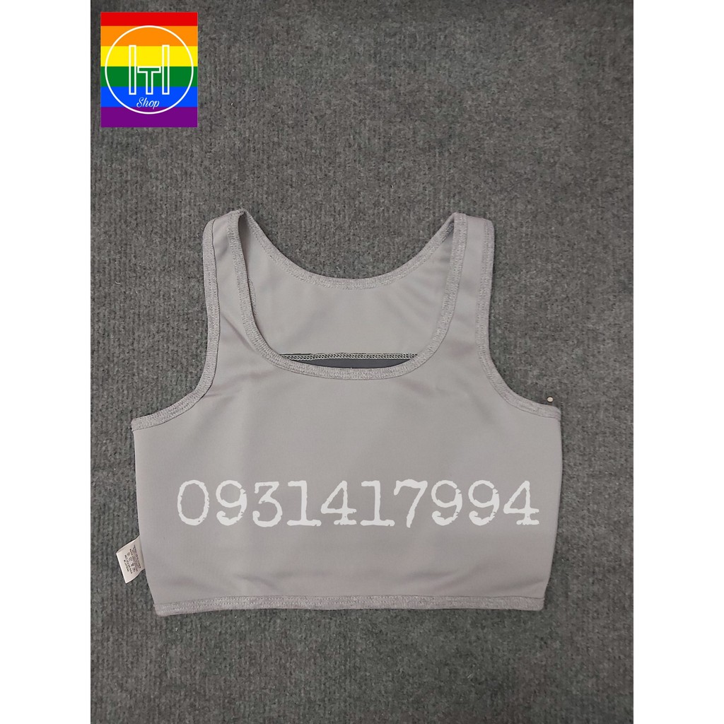Áo nịt ngực ngắn dạng tròng  - Sản phẩm chuyên dùng cho Tomboy, Transguy
